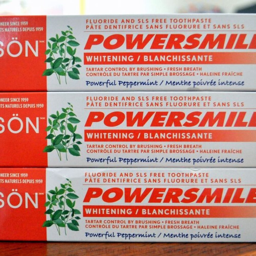 3 Boxes of New JASON PowerSmile Natural Whitening Toothpaste 6 Oz
